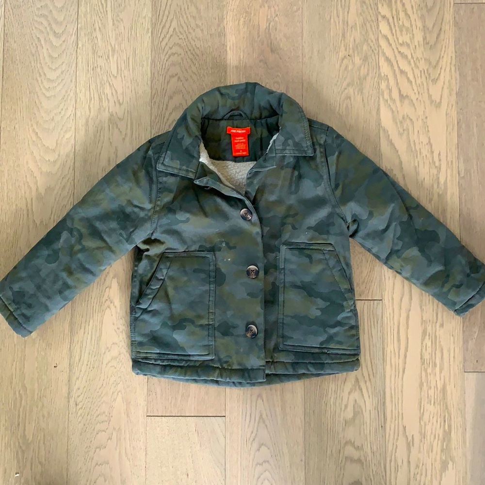Boy fleece-lined jacket from Joe Fresh.